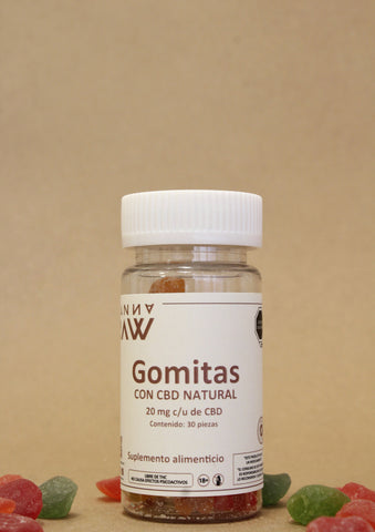 Gomitas con CBD 30 piezas