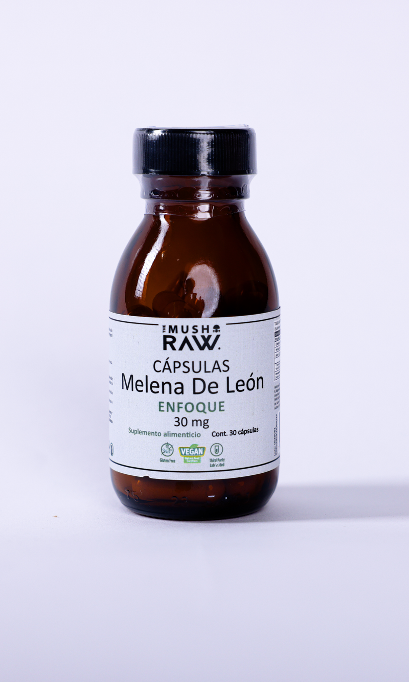 Enfoque, Cápsulas de hongo Melena de León