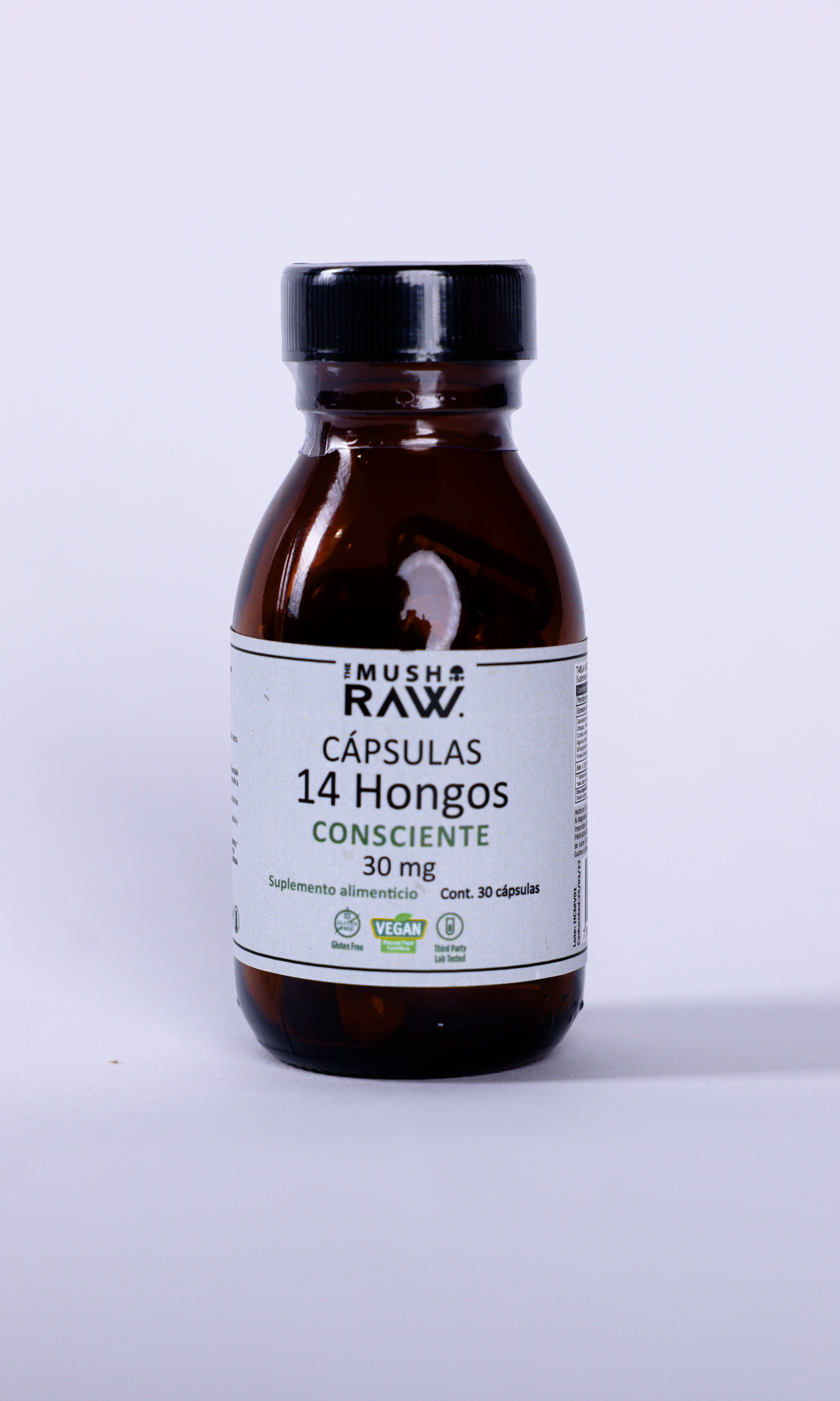 Consciente, Cápsulas  de 14 Hongos adaptógenos