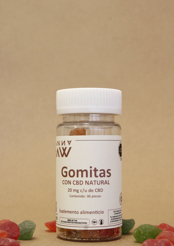 Gomitas con CBD 30 piezas