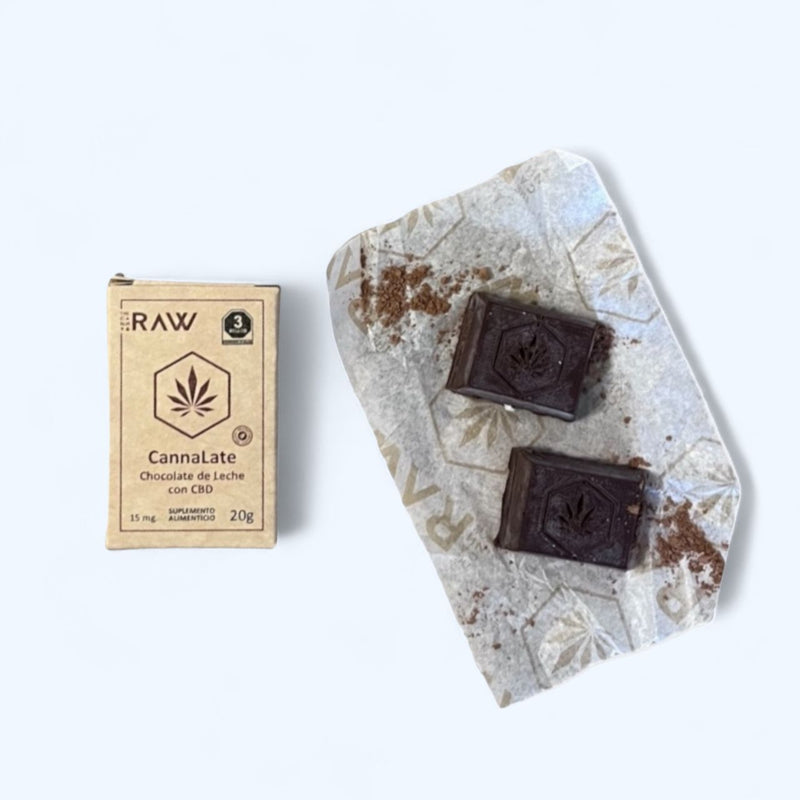 CannaLate Chocolate de Leche con CBD 15mg
