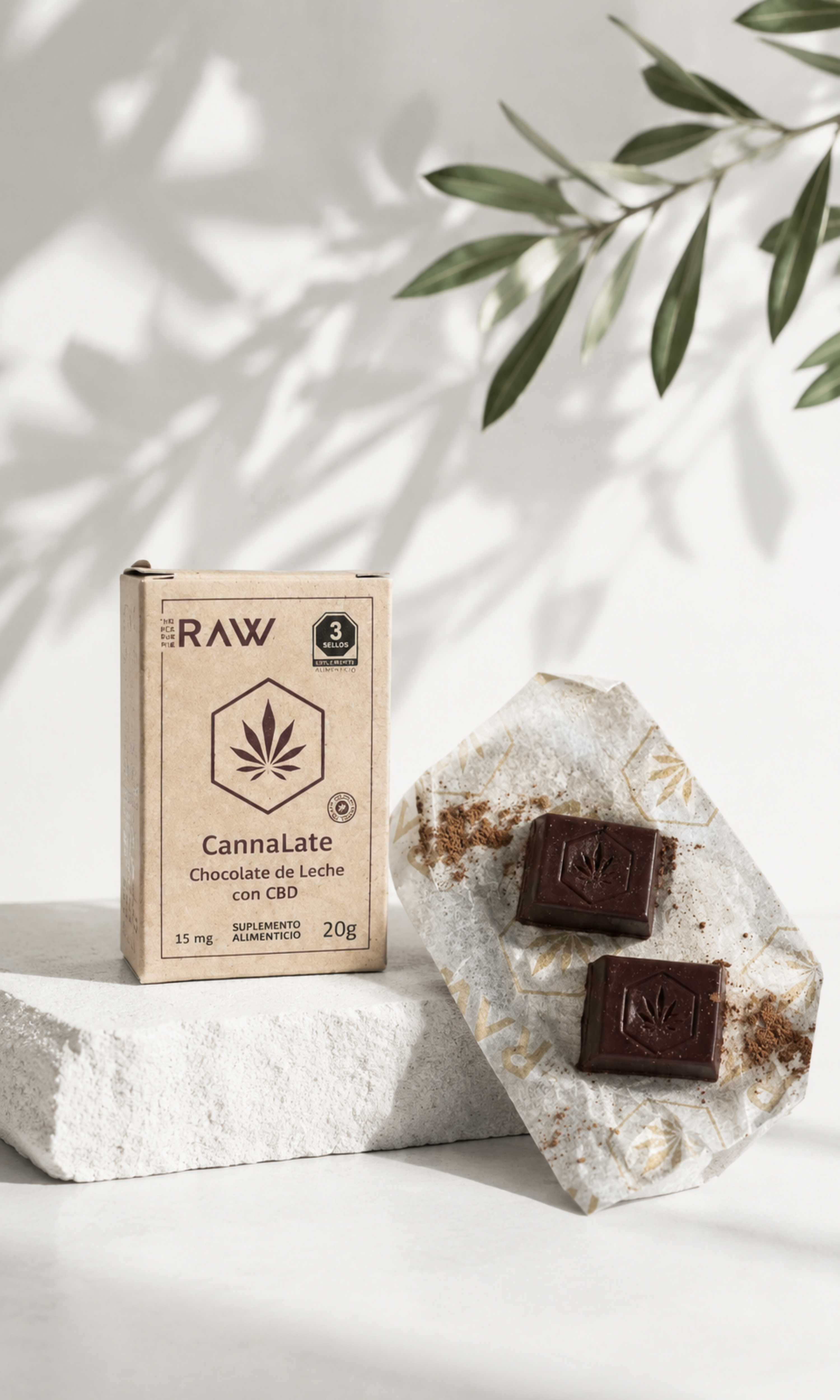CannaLate Chocolate de Leche con CBD 15mg
