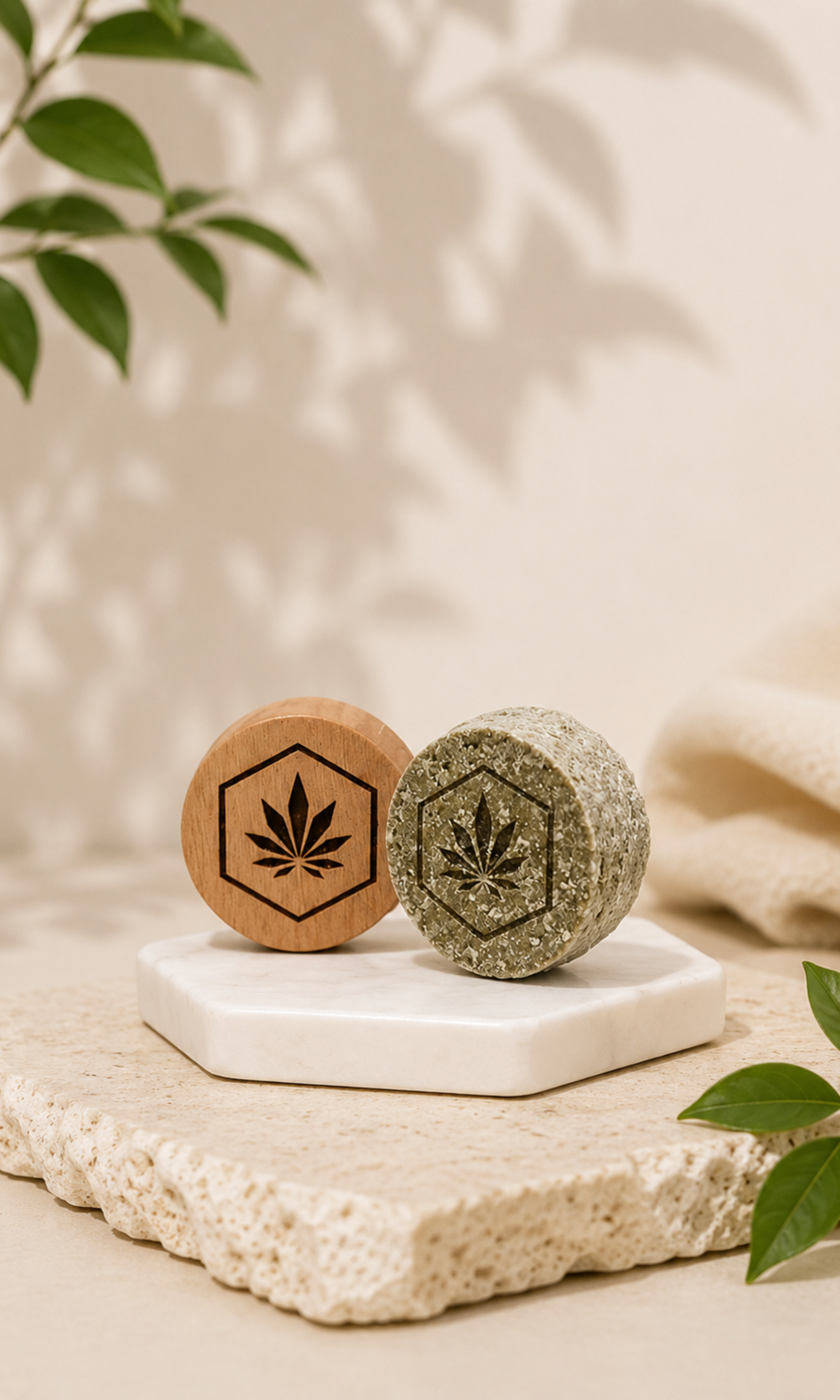 Shampoo en barra con HEMP