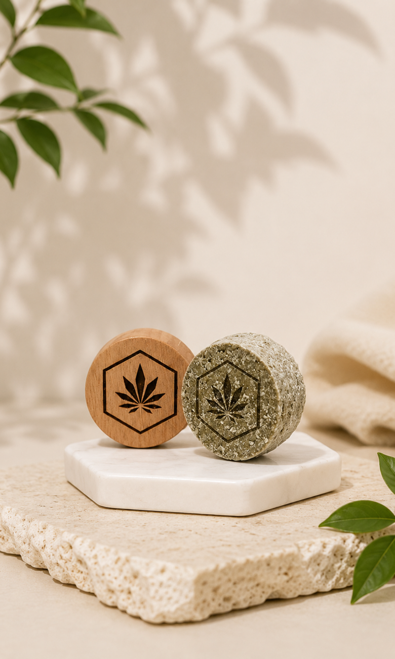 Shampoo en barra con HEMP